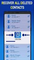 Recover deleted contacts اسکرین شاٹ 2