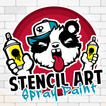 Stencil Art Spray Paint