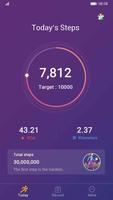 Easy Pedometer-Step and Calorie Counter screenshot 1