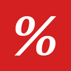 Calculadora de Porcentagem ícone