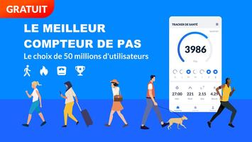 Tracker de Pas - Podomètre Affiche