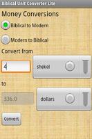 برنامه‌نما Biblical Unit Conversion Lite عکس از صفحه