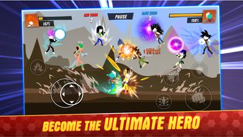 Super Stick Shadow Fight - Stick Warrior Dragon постер