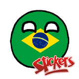 autocollants brésiliens pour W icône