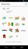 व्हाट्सएप के लिए भारत के स्टिक 截图 1
