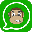 Monkey Stickers for WhatsApp (WAStickerApps)