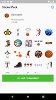 Stickers Basketball Affiche