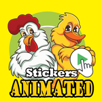 Animated Cute Chicken Stickers icon