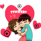 Stickers de Amor con Movimiento para Whats icono