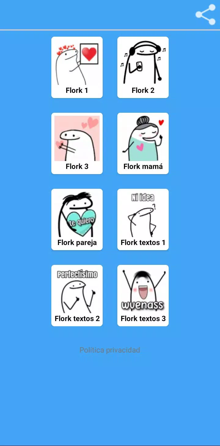 App Stickers Flork Enamorado Android app 2022 