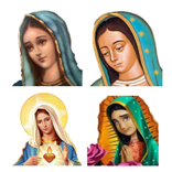 Stickers de la Virgen Maria