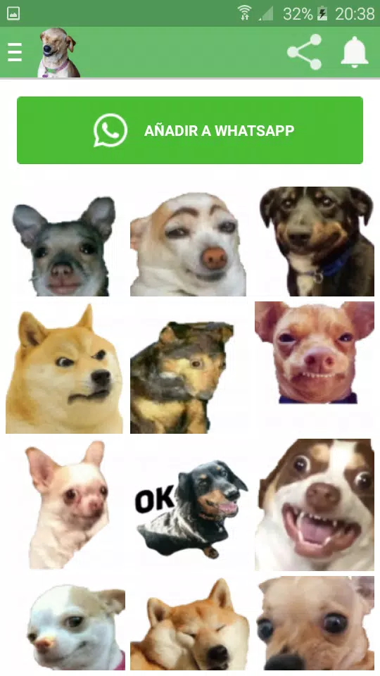 Descarga de APK de Stickers de perros graciosos para whatsapp para Android