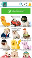 Stickers de Perros y memes de perros divertidos WA Ekran Görüntüsü 2