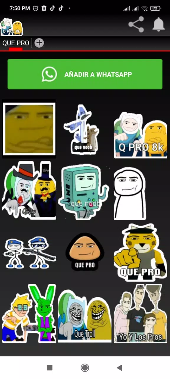 Download do APK de Stickers de Que Pro para Android