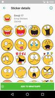 2 Schermata Emoji Stickers, Smiles for WhatsApp: WAStickerApps