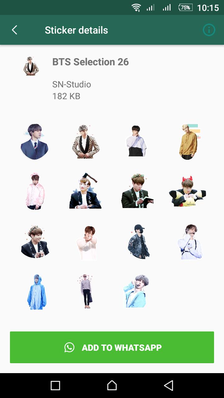 Bts Stickers For Android Apk Download