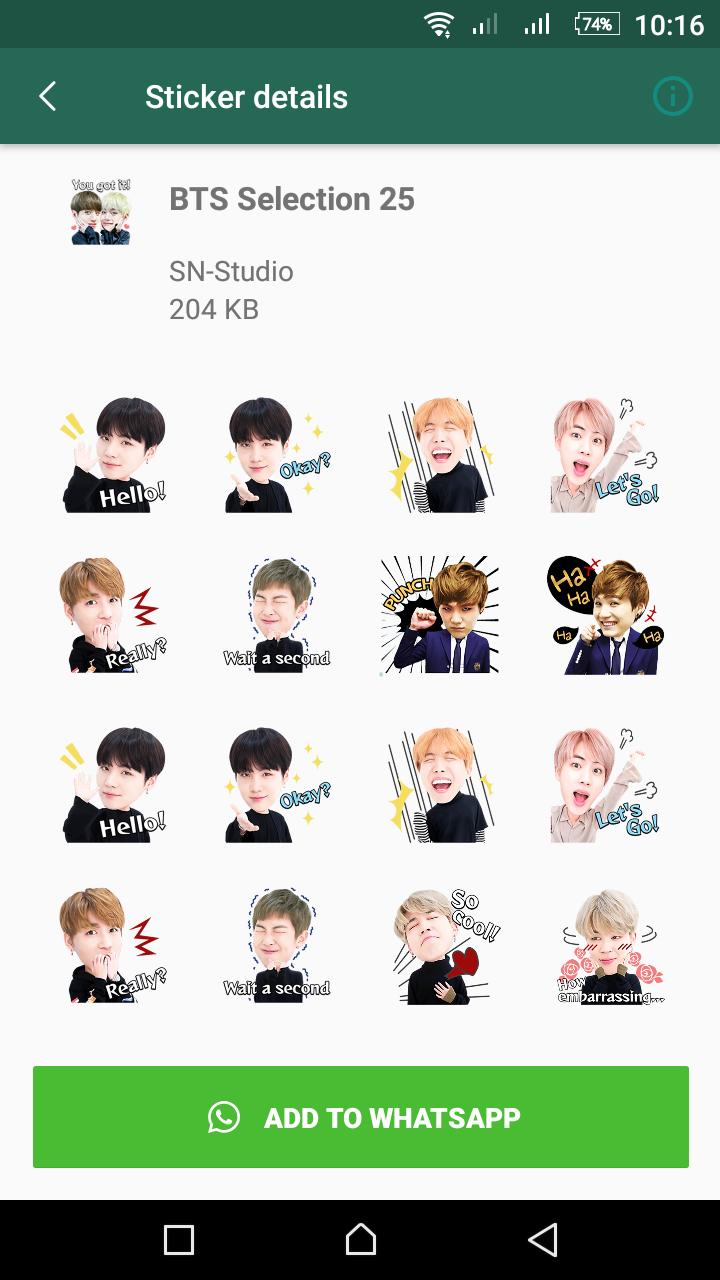 Bts Stickers For Android Apk Download
