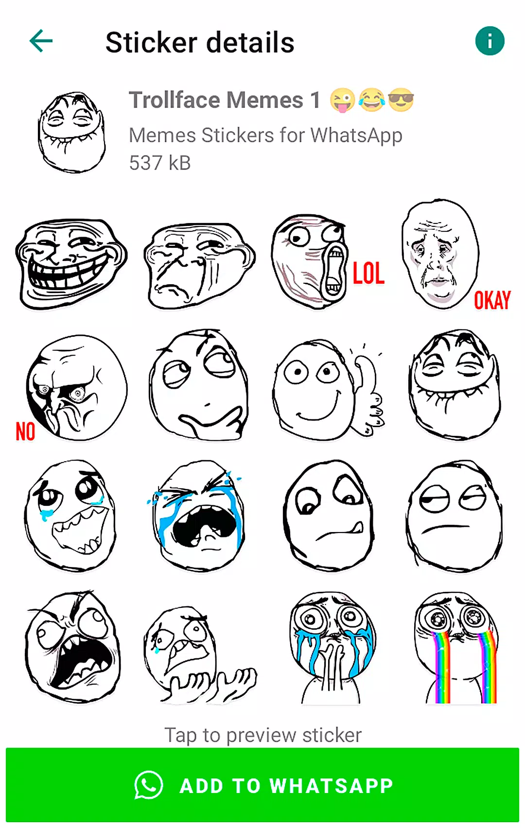 Troll Face & Meme Stickers - Microsoft Apps