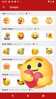 1 Schermata Nuovi adesivi divertenti Emoji