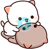 Animated Mochi Cat Stickers