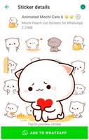 Animated Mochi Cat Stickers screenshot 3