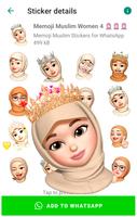 Stickers Memoji hijab musulman Affiche