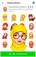 Stickers Memoji hijab musulman capture d'écran 2