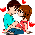 Love Story Stickers আইকন