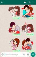 Love Story Stickers پوسٹر