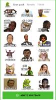 Memes con Frases Stickers en Español para WhatsApp captura de pantalla 3