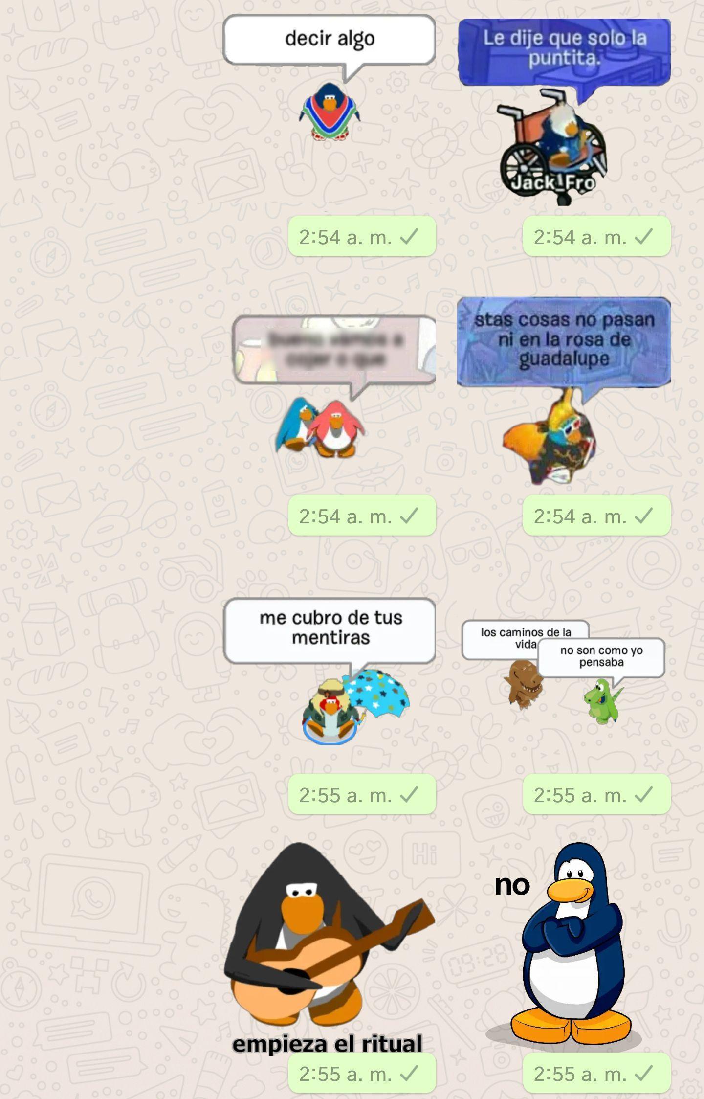 Club Pinguino Stickers Para Whatsapp For Android Apk Download - mentira roblox amino en español amino