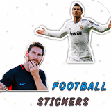 Messi - Ronaldo Football Stickers for Whatsapp आइकन