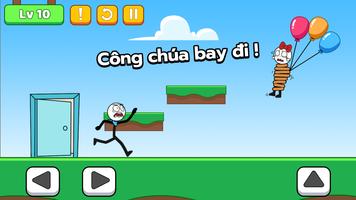 Brave Stickman: Love Rescue ảnh chụp màn hình 1