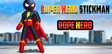 Superhero Stickman Rope Hero Gangstar Crime Mafia