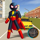 Superhero Stickman Rope Hero Gangstar Crime Mafia APK