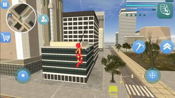 Stickman Iron Boy  Rope Hero Gangstar Crime تصوير الشاشة 1