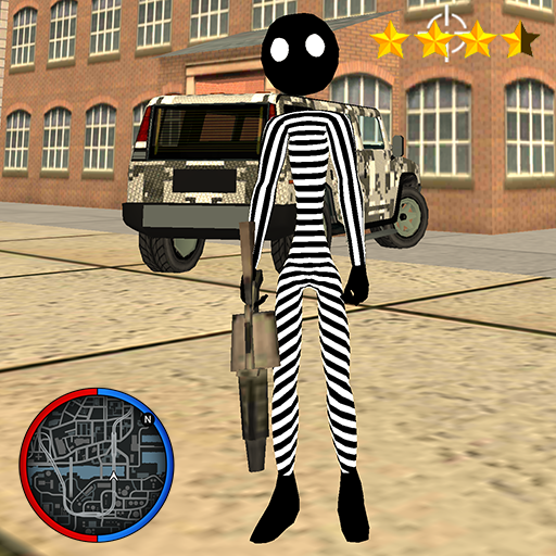 Jailbreak Stickman Rope Hero Crime