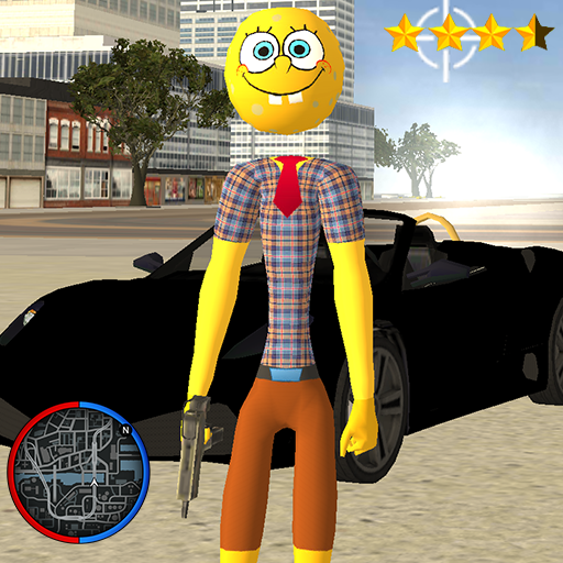 Stickman Sponge Rope Hero Gangstar Crime