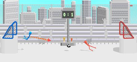 Stickman Ragdoll Soccer постер