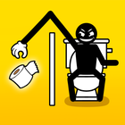 Stickman Thief: Toilet Puzzle biểu tượng