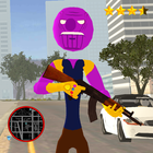 Super Thanos Stickman Rope Hero Gangstar Crime ikon