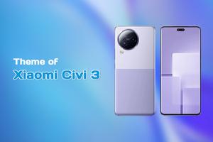 Theme of Xiaomi Civi 3 постер