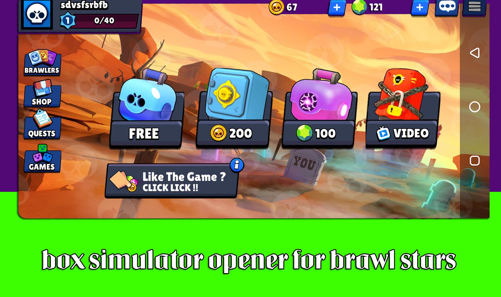 King Box Simulator For Brawl Stars For Android Apk Download - roblox star simulator quests
