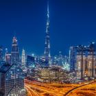 Dubai City-Hintergründe Zeichen