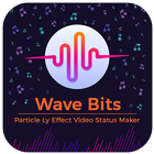 Wave Bits Particle Ly icône