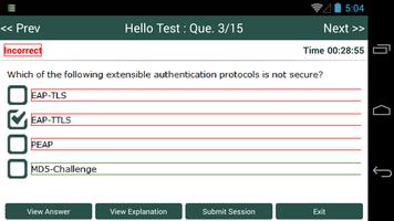 CISSP Exam Online Free capture d'écran 3