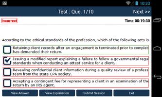 CPA Audit Exam Online Free स्क्रीनशॉट 3