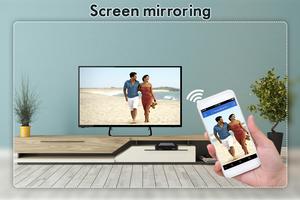 Screen Stream Mirroring Free: Phone Screen On TV Affiche