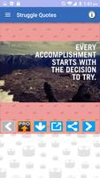 Struggle Hard Work Status Picture Quotes Images الملصق