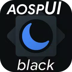 download aospUI Black, Substratum theme APK